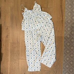 Hill House blue toile pajama set L/XL (barely worn)